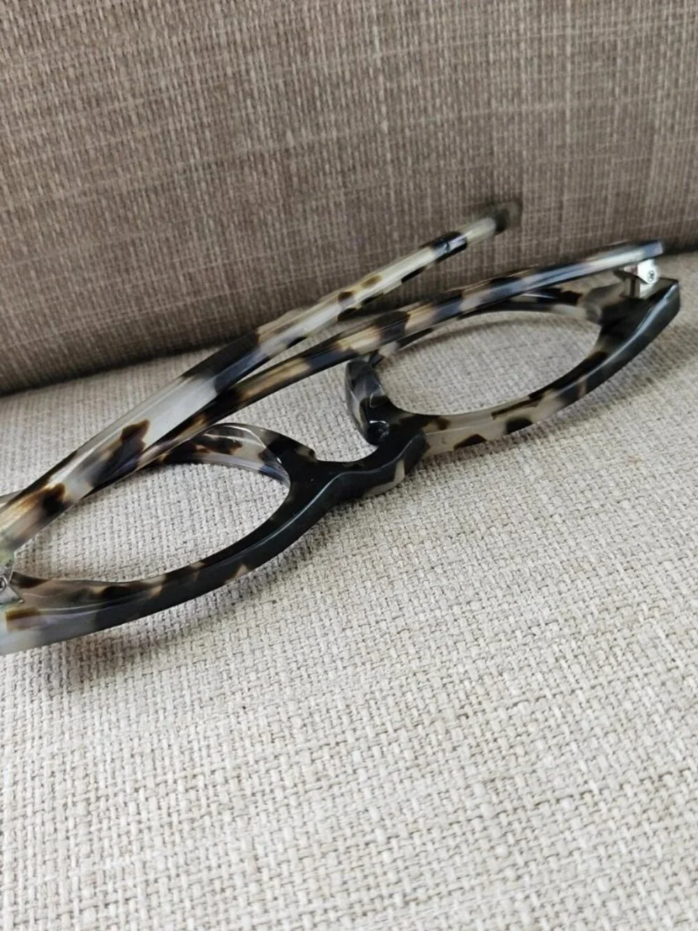 Warby Parker Women Eyeglasses Frame Gray Tortoise Eyewear CASPAR 245 Glasses